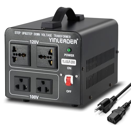 Image of Yinleader Japanese Voltage Converter - Step Down 120V to 100V