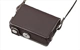 Stilvoller Taschenbody für den sicheren Transport aus braunem Kunstleder