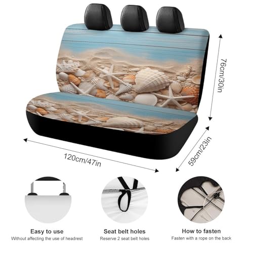 Funda de asiento de coche lavable para perros y protector universal SUV 2