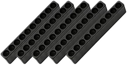 Replacement Part for M.C UK 12/10 Holes Screwdriver Head Storage Case Drill Bit Holder Block 5X - (Type: 12 Holes)