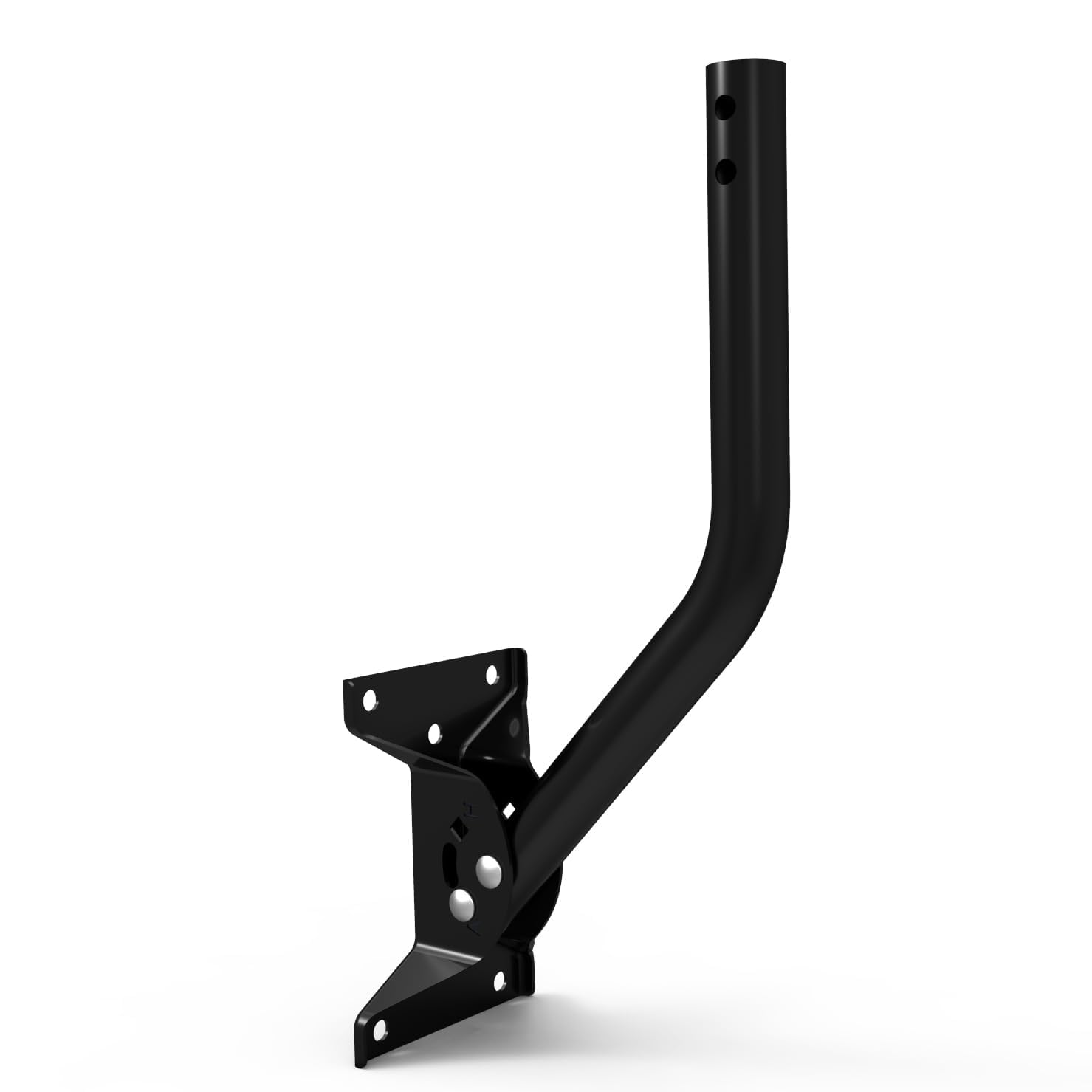 Supporto per antenna J-Pole regolabile da 1,25" di diametro esterno, supporto da parete con braccio da 16,5" per TV da esterno/soffitta, WiFi 4G/5G LTE, satellite e stazione meteorologica, palo rota
