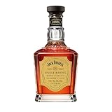 Jack Daniel's Single Barrel Barrel Strength - Tennessee Whiskey - Geschenkempfehlung - Kraftvoll mit Noten von Vanille und leichtem Rauch - 0.7L/62.5% Vol.