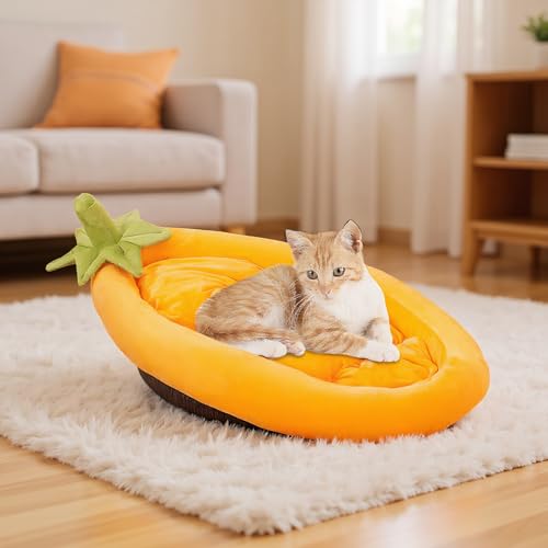 Stronrive Hundebett | Auberginenfarbenes Haustierbett - Abnehmbar rutschfest Warm Nest für Innen Außen Camping Wohnung Haus Hundezwinger Box Auto