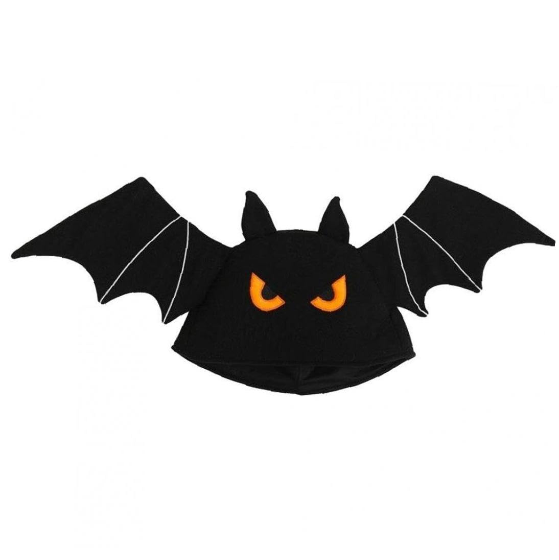 sold outハロウィンにも！黒×白に黒縦ラインが効いた蝙蝠