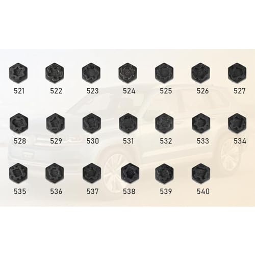 Image of 22pcs Wheel Lock Removal Tool Kit, 20 Different Sockets for Locking Lug Nuts, 1 /2 Inch 85mm Socket Adapter, Chrome Molybdenum Steel Construction, Universal Automotive Lock Nut Remover Set