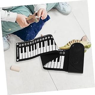 CIMAXIC 1 Jeu De Piano À 49 Touches Piano Enfant Claviers De Piano pour Enfants Piano pour Enfants Clavier De Musique Pianos Roulés À La Main Piano Éducatif Enroulable Piano À Clavier - Les Beatles, Paul McCartney, John Lennon, RIngo Starr, George Harrison CIMAXIC 1 Jeu De Piano À 49 Touches Piano Enfant Claviers De Piano pour Enfants Piano pour Enfants Clavier De Musique Pianos Roulés À La Main Piano Éducatif Enroulable Piano À Clavier – Image 5