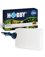 HOBBY Aquaristik Bravo I Algen-Radierer für Aquarien I handlicher und effektiver Kalk- und Algenentferner I ideal für Süßwasseraquarien I Aquarium Scheibenreiniger zur Algenentfernung