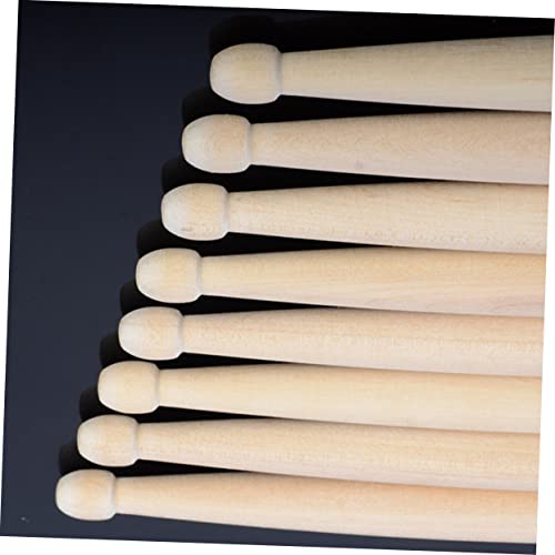 2 pares de baquetas de madera de arce YARNOW miniatura 2
