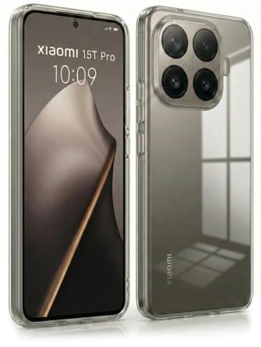 Oprimio Kristallklar Hülle für Xiaomi 15T Pro [Silikon Hülle] [%100 Durchsichtig] [Deutsche Material] [Ultra Dünn] Klar Handyhülle für Xiaomi 15T Pro
