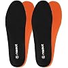 riemot Men/Women Soft and Comfortable Memory Foam Insoles,Replacement Shoe Inserts for Sports Shoes,Walking Shoes,Cushioning Insole,Breathable Sole Inserts Black Men 10/EU43