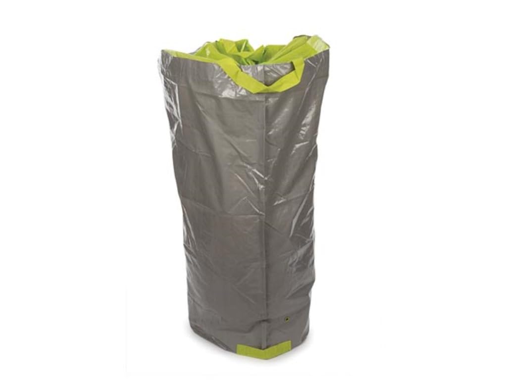 Perel Sacco per rifiuti da giardino, pieghevole, 85 l, manici, verde scuro/nero, resistente all'acqua : Velleman Group nv