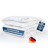 Koru Style Superior Daunendecke 135x200 Sommer – 90% Landdaunen / 10% Federn –Sommer Daunendecke 135x200 cm – Sommerdaunendecke – Made in Germany – Daunendecke Sommer - Wärmeklasse 1 (leicht)