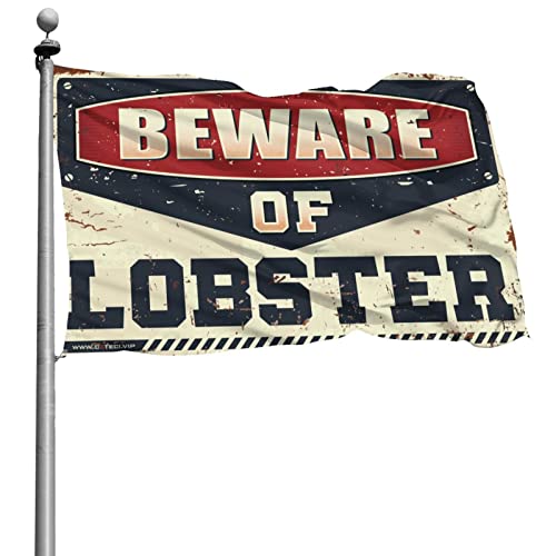 Banderas de dormitorio Beware Of Lobster para personalizar paredes de cuartos juveniles