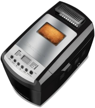 Breadman BK2000B 2-½-Pound Bakery Pro Bread Maker with Collapsible Kneading Paddles and Automatic Fruit and Nut Dispenser