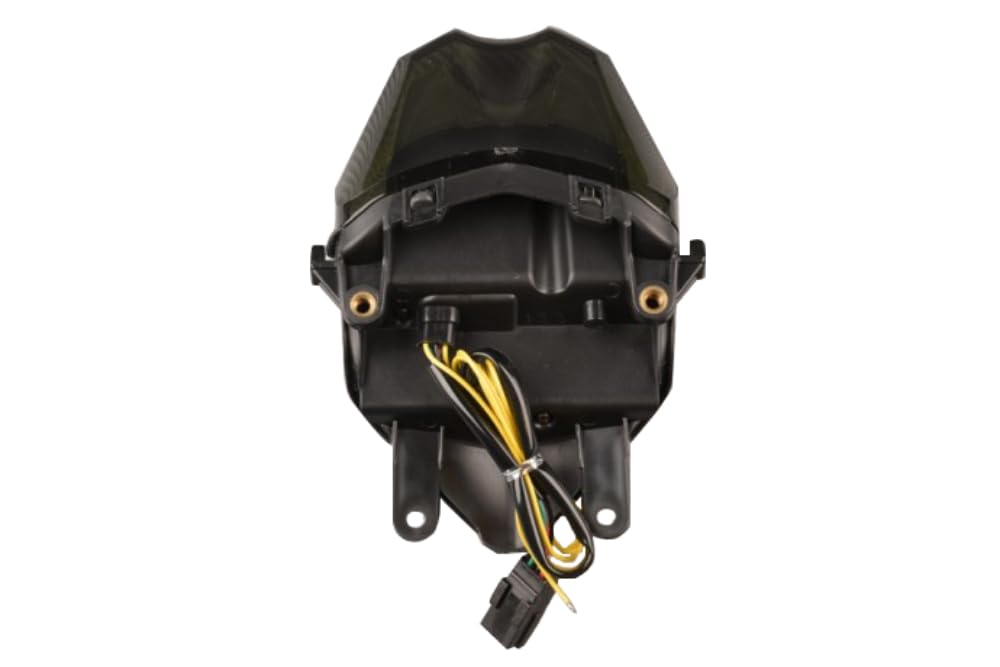 aVDB-moto Fanale Posteriore/Luce Stop LED compatibile con TRIUMPH STREET TRIPLE 765 S/R 2017-2019, 675 / R/X/RX/S 2013-17, 765 RS 2017-19, DAYTONA MOTO2 765 2020-21 Frecce Integrate (Chiaro)