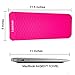 Heat Resistant Silicone Mat Pouch, Lessmon Hair Styling Tools for Curling Irons, Hair Straightener, Flat Irons, Length 11.5 & Width 6 Inches, Pink