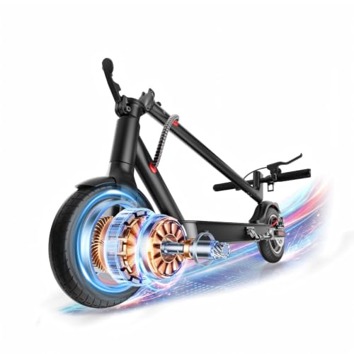Image of Electric Scooter - Electric Scooter Adults, 1200W /1000W /500W Motor, 28 /24 /21 /18 MPH Top Speed,28 /21 Miles Max Range, APP Control, Double Braking Systems, 10 inch /8.5 inch Tire, Foldable E-Scooter