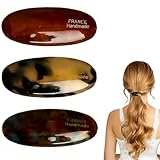 3 Pcs Acetate Hair Barrette, Hair Barrettes for Women, French Barrette Clips Women, Vintage Hair Barrettes & Clips Accessories Gifts for Girls Fine Hair