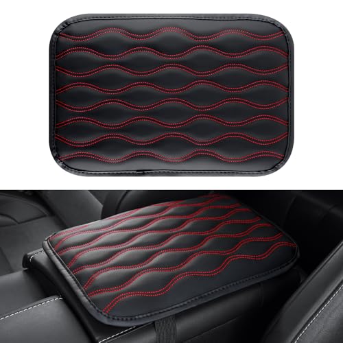 What Car Does James Bond Drive in Dr. No? Uncover It! 6 Amiss Auto Center Console Pad, Universal Waterproof Armrest Seat Box Cover, Car Interior Accessories, Leather Auto Armrest Cover Protector for Most Vehicle, SUV, Truck (Red Line)