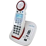 Clarity 59234.001 DECT 6.0 Extra-Loud Big-Button Speakerphone with Talking Caller ID, White, 3.6' x 4.5' x 5.3'