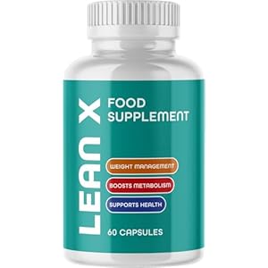 Lean X Weight Supplort Supplement – 60 Capsules – Metabolism Booster & Weight Management Support – Wellness Supplement for Men & Women – Supplement Heaven