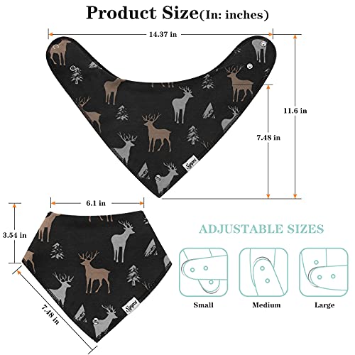 Baby Bandana Drool Bibs,Bandana Bibs For Boys And Girls By Super Absorbent Bandana Drool Bibs,Teething Toys Bibs Organic Cotton Baby Bibs For Infant Set Of 4 With Two Teething Toys #TOP5