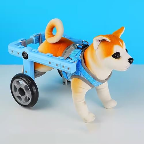 Fauteuil roulant pour chien et chariot de mobilité pour petit chien aux pattes arrière