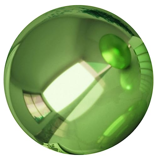 Garneck Stainless Steel Ball Decor Gazing Globe for Garden Reflective Hollow Ball Compact Size