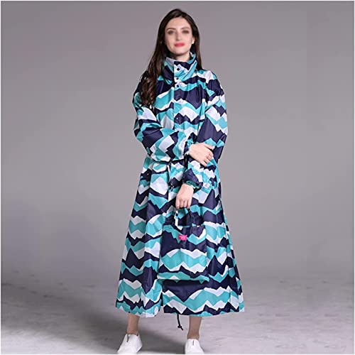 Poncho para mujer impermeable largo que soluciona los días de lluvia en tus viajes 3