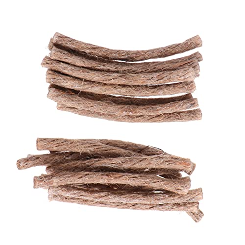 Yardwe 30Pcs Rope Fire Starters for Camping Outdoor Ignite Twine Durable Jute Ropes for Cooking and Kindling Essential Camping Supplies