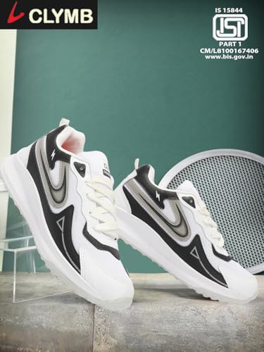 Image of CLYMB Kian Black Casual Running /Walking /Sport Shoes for Men's