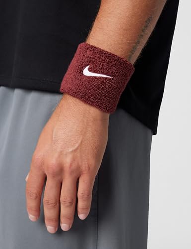 Image of Nike Unisex Adult Swoosh Classic Wristband 2 Pack