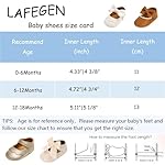 LAFEGEN Baby Girls Mary Jane Flats with Bownot Non Slip Soft Sole PU Leather Newborn Infant Toddler First Walker Cirb Dress Shoes - Image 5