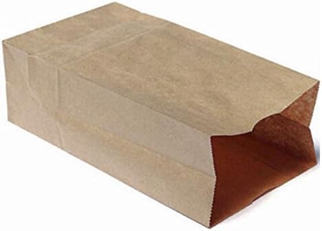 Extra Small Brown Paper Bags 3 x 2 x 6" party favors, Paper Lunch Bags, Grocery Bag, wedding favor bags, kraft bags, paper bags 100 per pack (Brown)