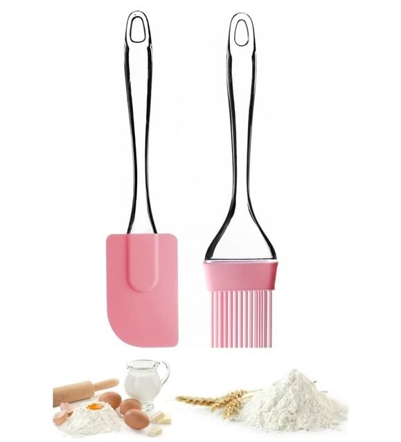 Silikon Spatula ve Fırça Seti; Silikon Yağ Fırçası, Silikon Yağ Sos Yumurta Fırçası, Damla Saplı Mutfak Hamur Spatula