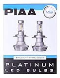 PIAA 26-17313 H13 (9008) Platinum LED Bulb Kit-4000Lm, White 6000K, 25W-2 Yr Warranty