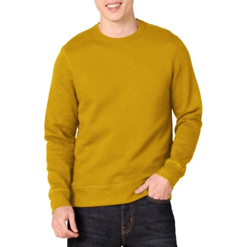 Image of Amazon Essentials Men's Crewneck Fleece Sweatshirt with Ribbing (Available in Big & Tall)