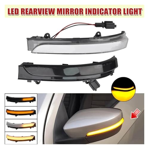 Intermitente LED retrovisor para VW Jetta Mk6 y Gol luz espejo lateral 5