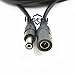 Hiseeu 30ft (10m) DC Power Extension Cable, 5.5mm x 2.1mm, 12V Extension Cord for Security Cameras, IP Camera, Standalone DVR, LED Display, Router, Invoice Printer
