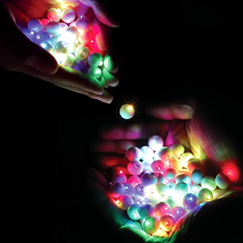 Neo LOONS 120pcs/lot White Round Led Flash Ball Lamp LED Light Up Balloon Lights Long Standby Time for Paper Lantern Birthday Party Wedding Decoration,40 Steady& Slow & Quick Flash