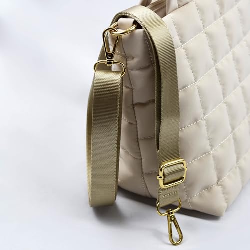 Bolso tote acolchado Phi Sigma Sigma - Bolso cruzado pequeño con emblema de letras griegas de hermandad, capacidad de 5 L, regalos Phi Sigma Sigma para mujeres miniatura 5