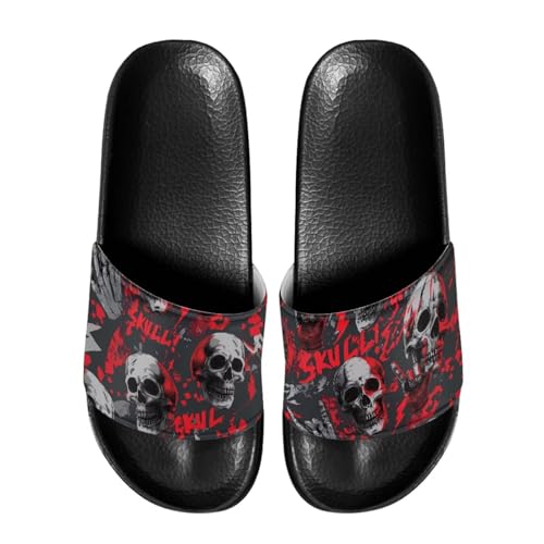 Image of Open Toe Slippers for Women Rubber Slides Womens Sandal Slippers