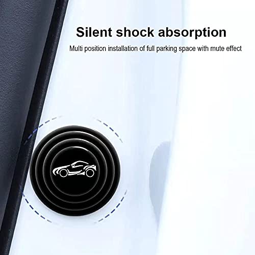 Car Shock Absorber 18Pcs, Universal Car Door Protection Sticker,Buffer Bumper Cushion Car Door Shock Absorbing Gaskets Pvc Self Adhesive Door Edge Guards Trim Molding Protectors For Car #TOP5