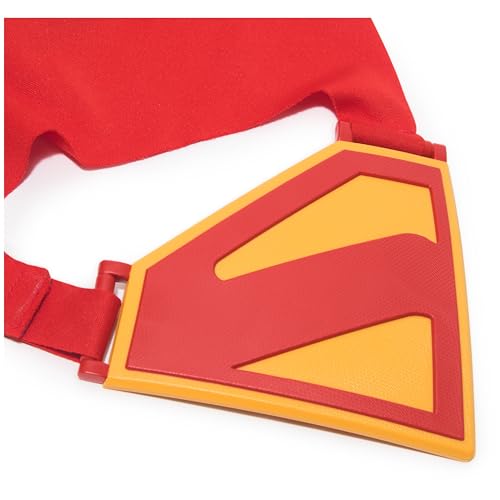 Image of DC Comics, SUPERMAN Power Cape Set, Super Heroes Halloween Costume for Kids with Iconic Chest Plate for Ages 4 and Up