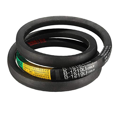 uxcell B-1219/B48 Drive V-Belt Inner Girth 48"(1219mm) Industrial Power Rubber Transmission Belt
