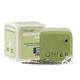 Shampoo Bar Lemongrass Rosemary - Olive, Argan, Macadamia Oil | Sulfate & Paraben Free | Organic Natural Hair Care | 3.5 oz | Shampoo for Oily Hair | No Plastic Waste | OLIVA 60