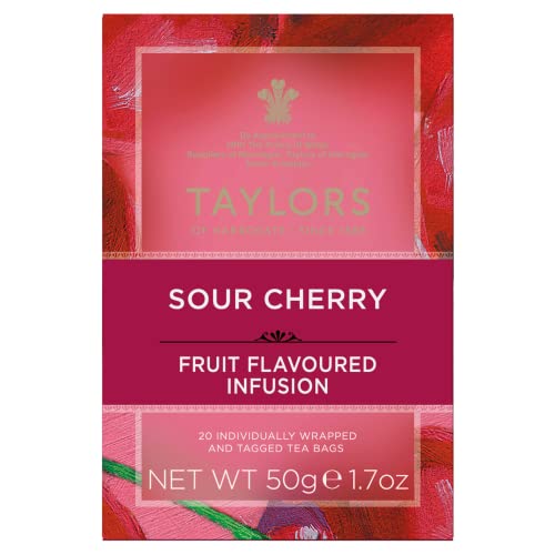 Image of Taylors of Harrogate Sour Cherry Infusion, 20 Teabags (Pack of 2)
