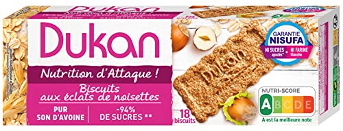 Dukan Galletas con Brillo de Avellanas 18 Galletas