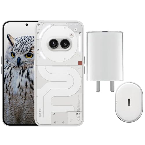 Image of Original 45W Rapidly Type C Mobile Phone Charger Adapter Compatible with Nothing Phone 2 Phone 1 [PD PPS Technology] Support Rapidly Charging 45 Watt USB-C Power Delivery Charge Adaptor, White (CXZ3)