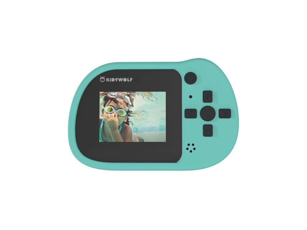 Le KIDYCAM est idéal pour Les Enfants grâce à Son Design Qui Permet Une Prise en Main optimale. Il accompagnera Les Enfants dans Toutes Leurs Aventures Quotidiennes. Cyan